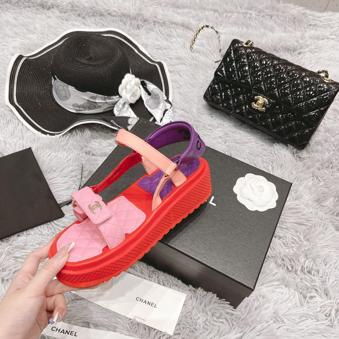 Color Collection platform sandals XC0823072617