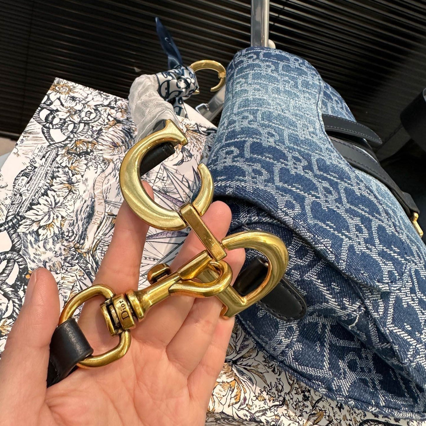 DIO Classic Denim Saddle Bag XC24092436