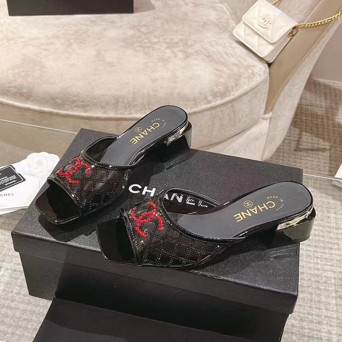 CNL24ss Fashion Low Heel Slippers 0724090508