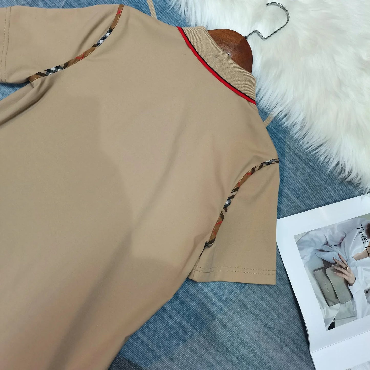 New Classic Ribbon Lapel Patchwork Dress 1025051322