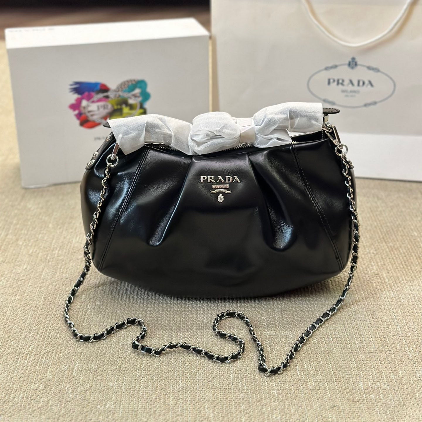 PR New Cowhide Shoulder Bag XC24101502