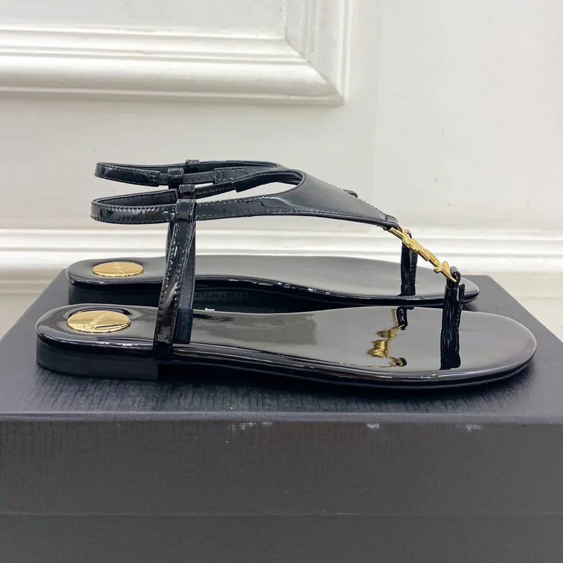 Early spring new YSL clip on sandals 1025032418