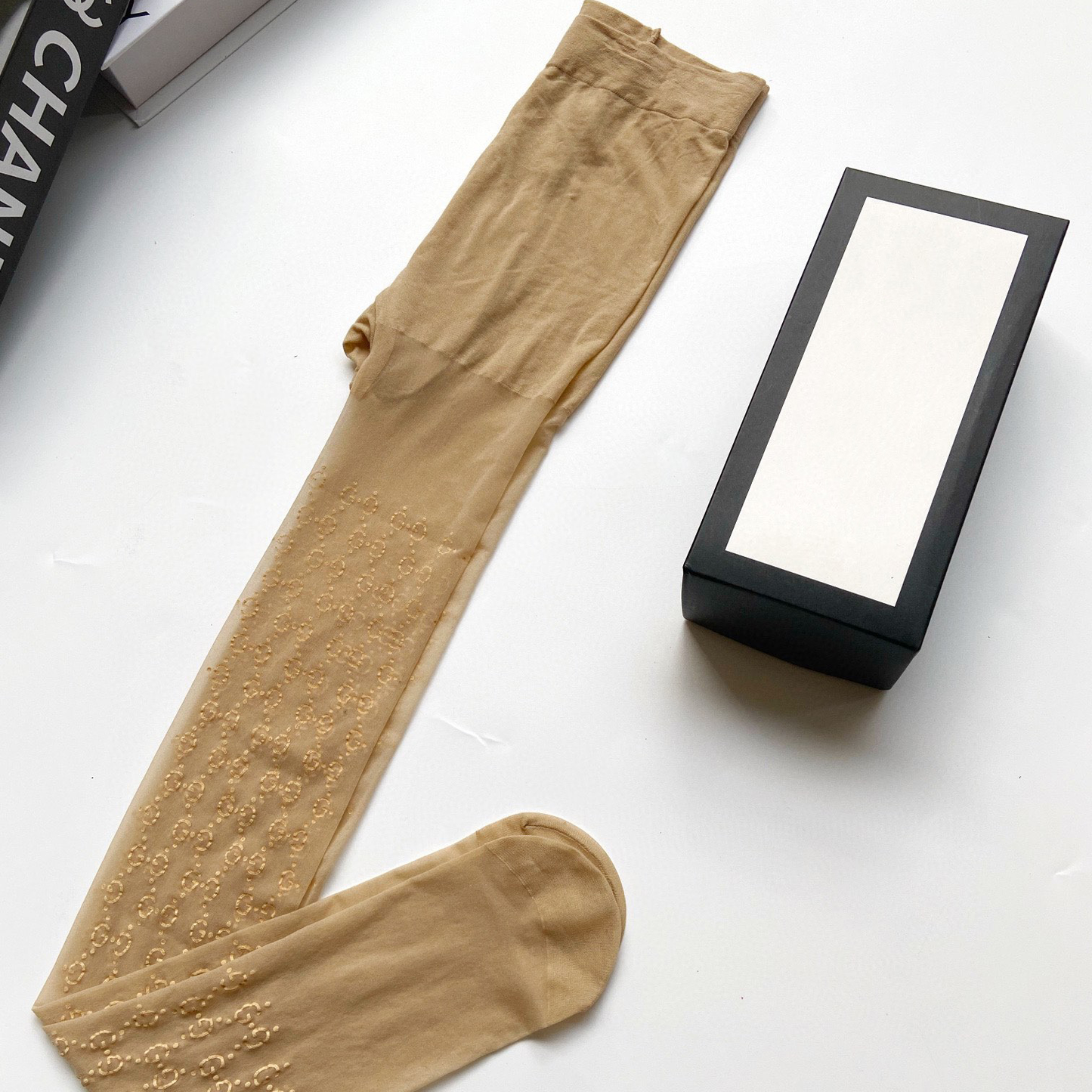 G fashion printed rubber stockings XC07060602