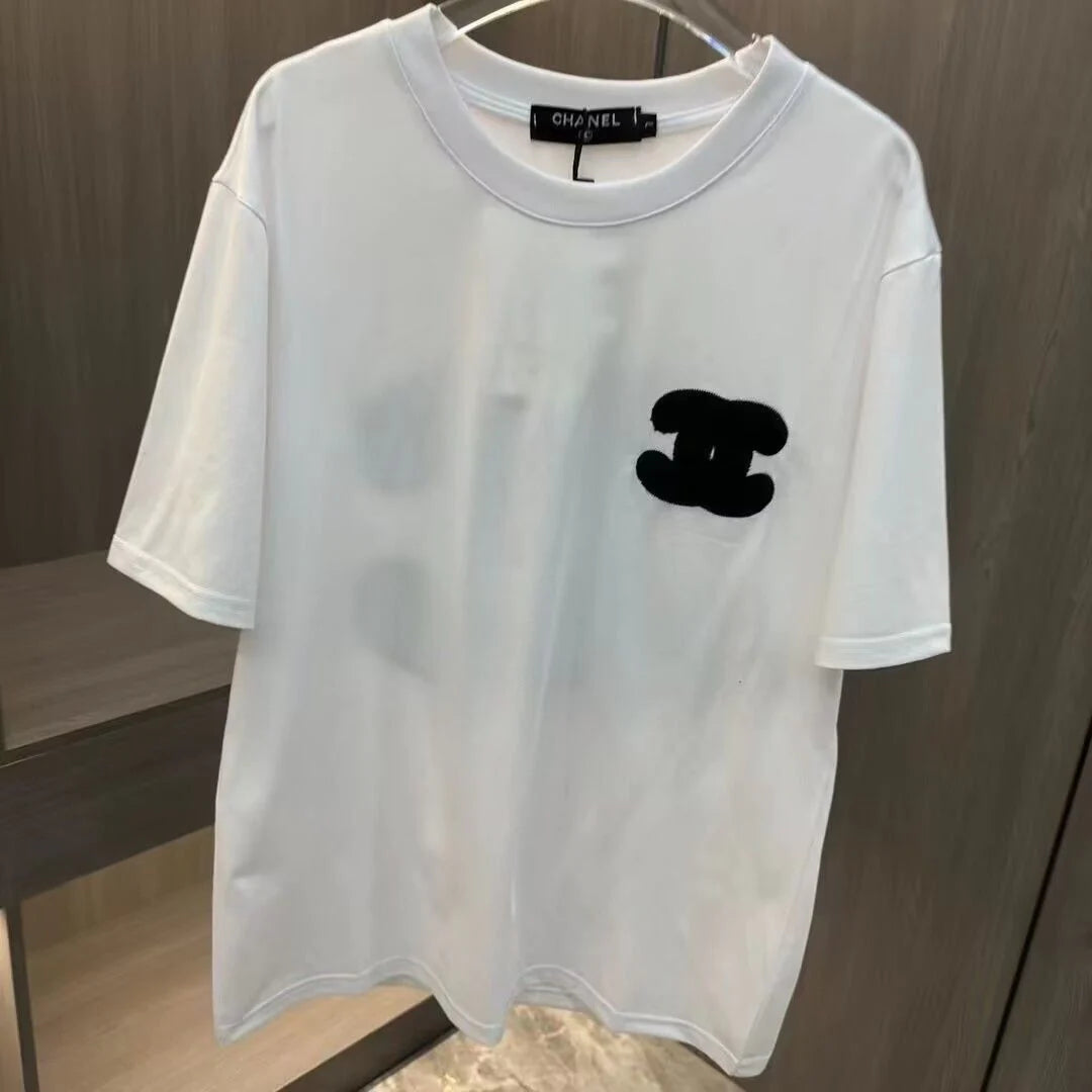 Couple's Towel Embroidered Versatile Half-Sleeve 1024032908