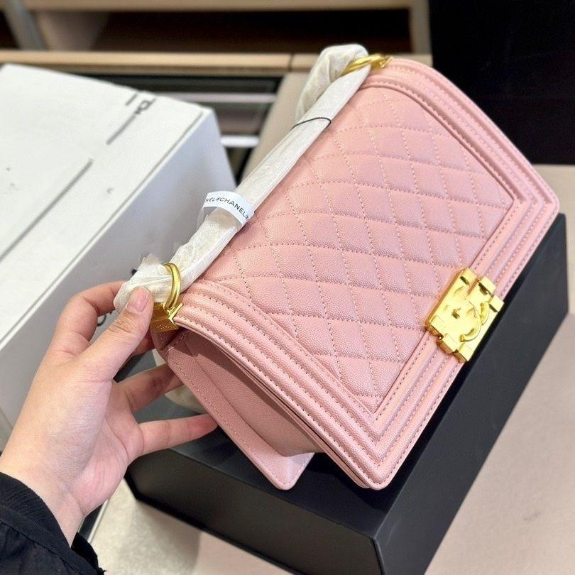 New Fashion Leather C logo 25cm Women's BagPD05202422301