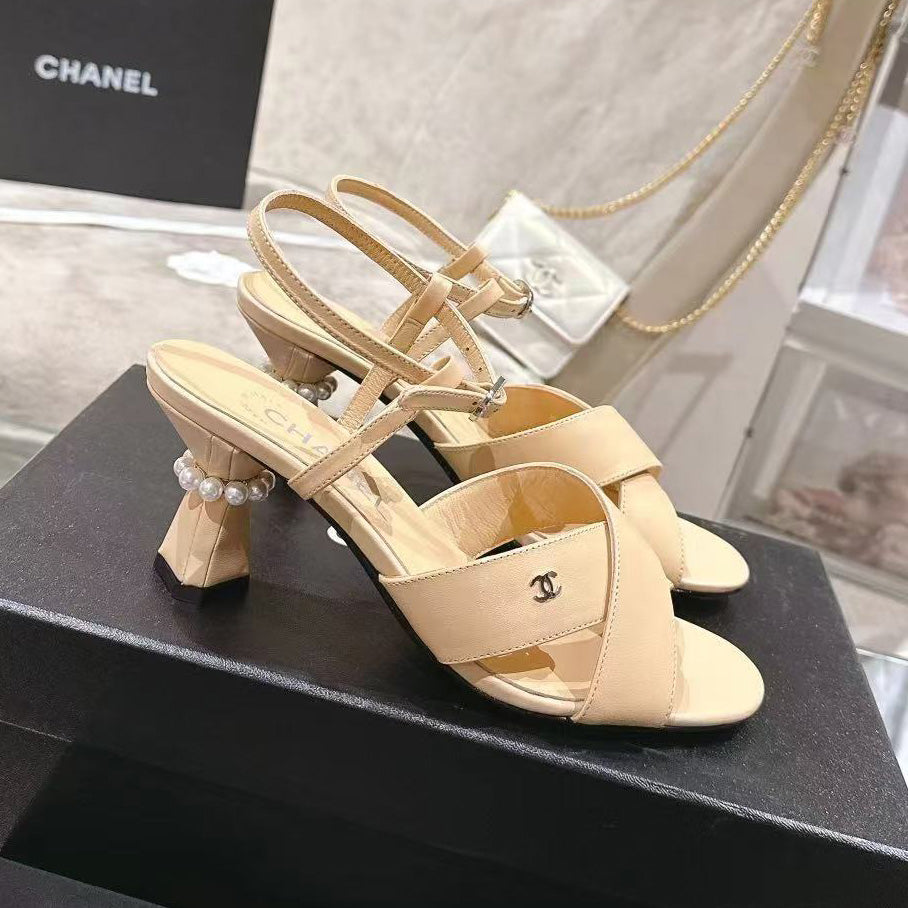 CNL Mary Jane exquisite pearl hot diamond combination high heels 1824061801