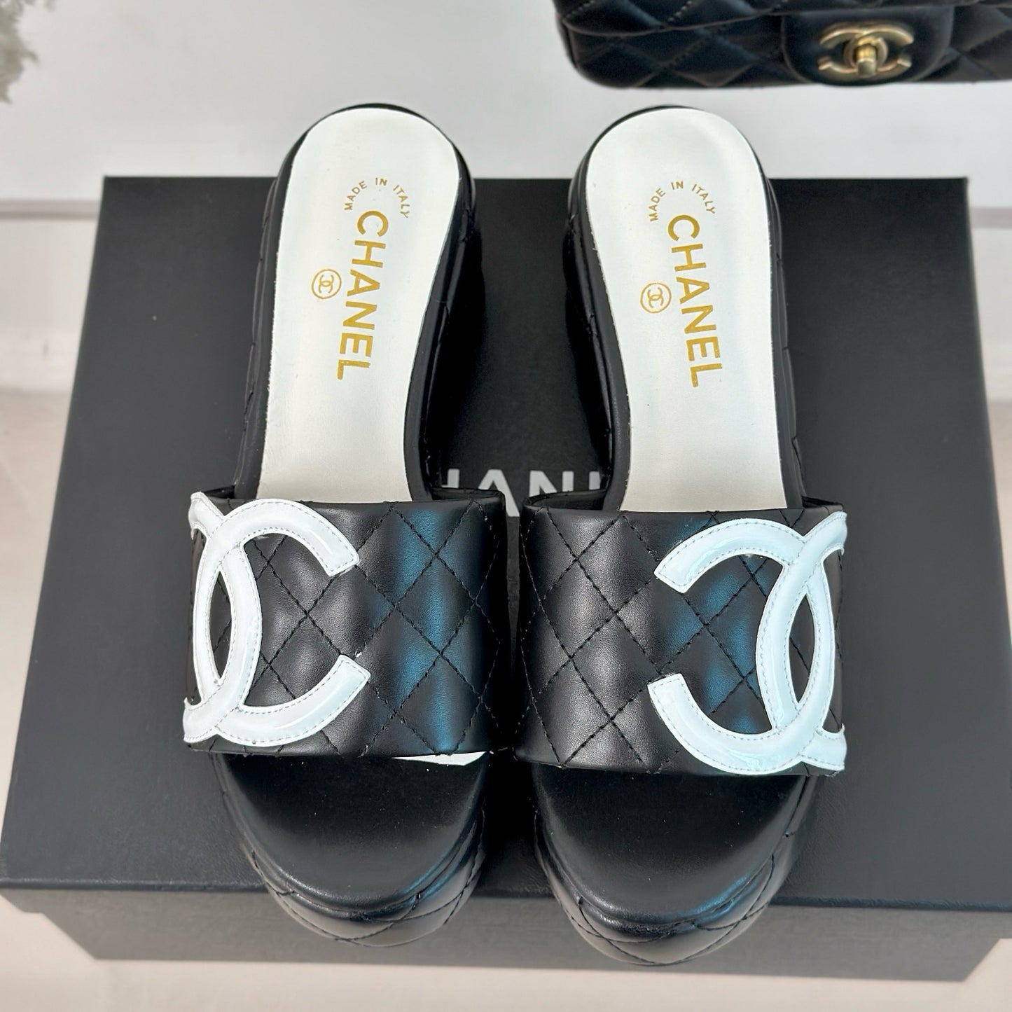 CNL rhombus platform slippers 0724050601