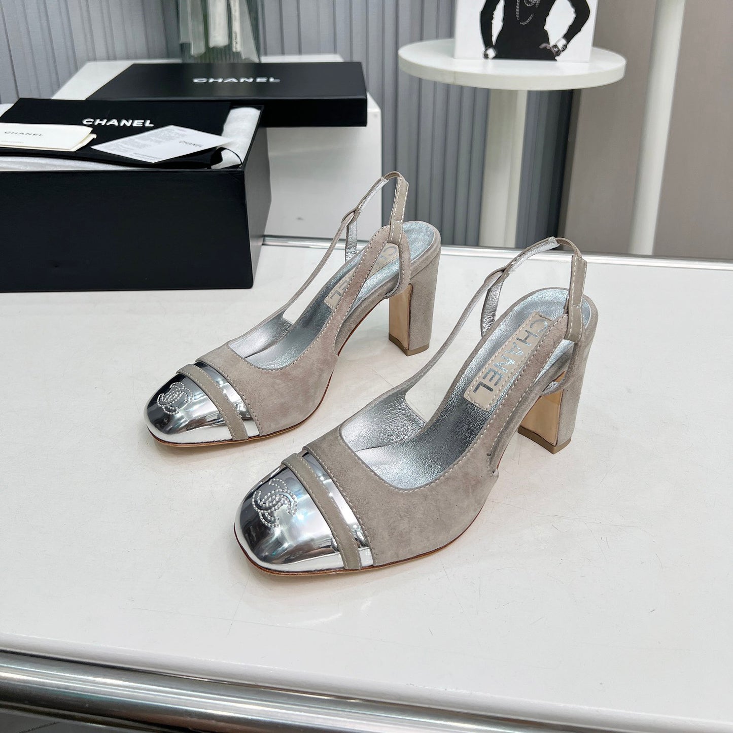 New High Heels Mary Jane Square Toe Sandals 1024031804