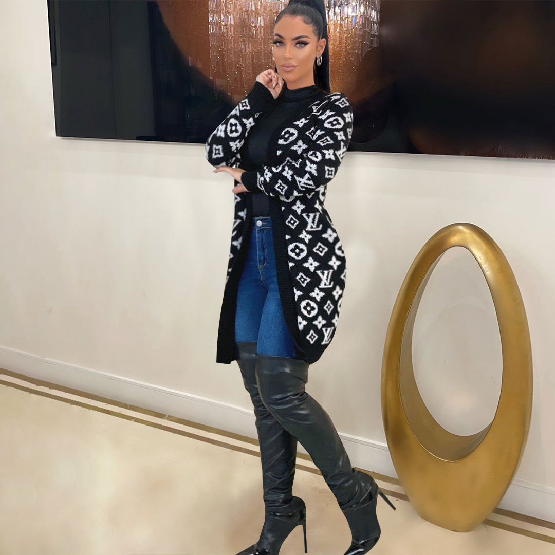 Fashionable long high-end wool sweater XC0823110601