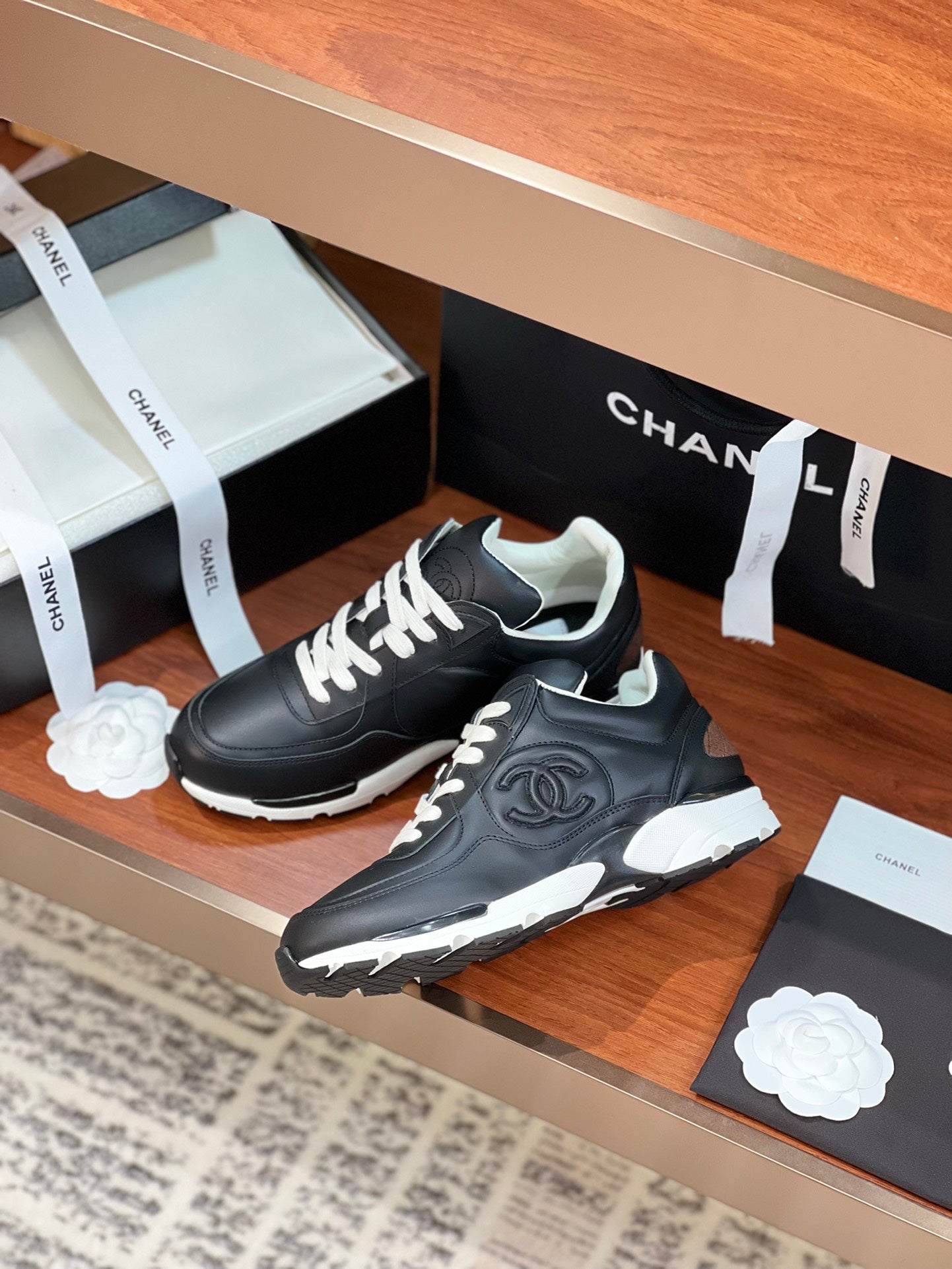 CNL Classic diamond check sneakers and sneakers 0724101117