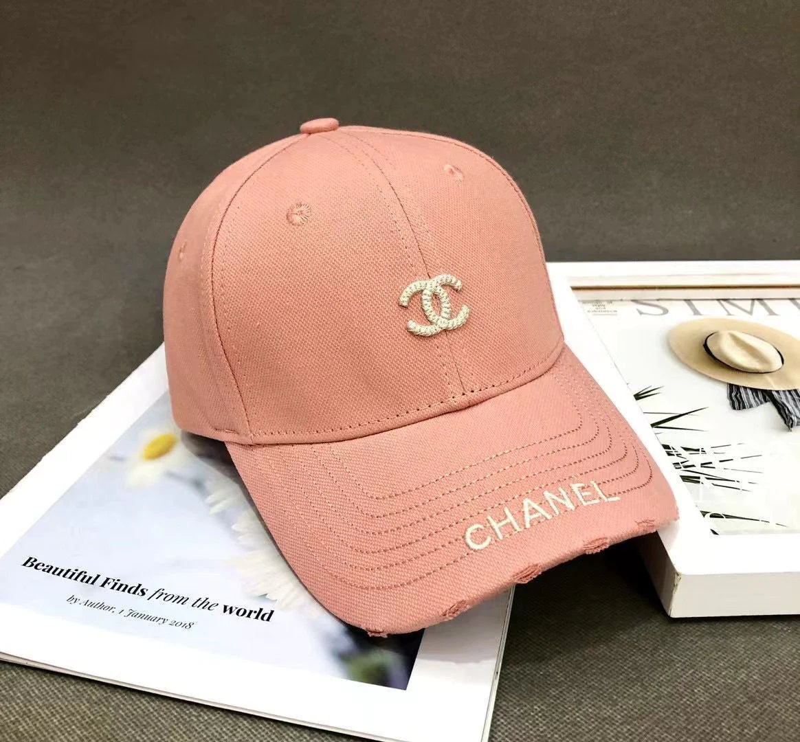 Small Fragrant Letter Embroidered Baseball Cap PD05202413104