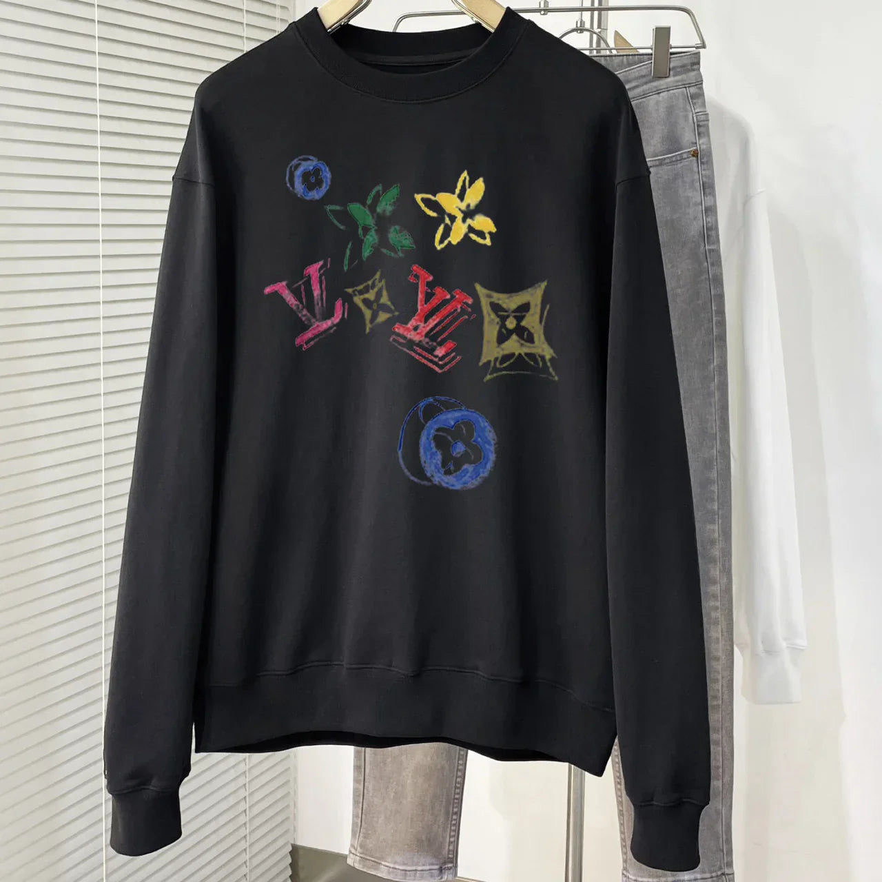 New fashion round neck casual sweater 1025033112