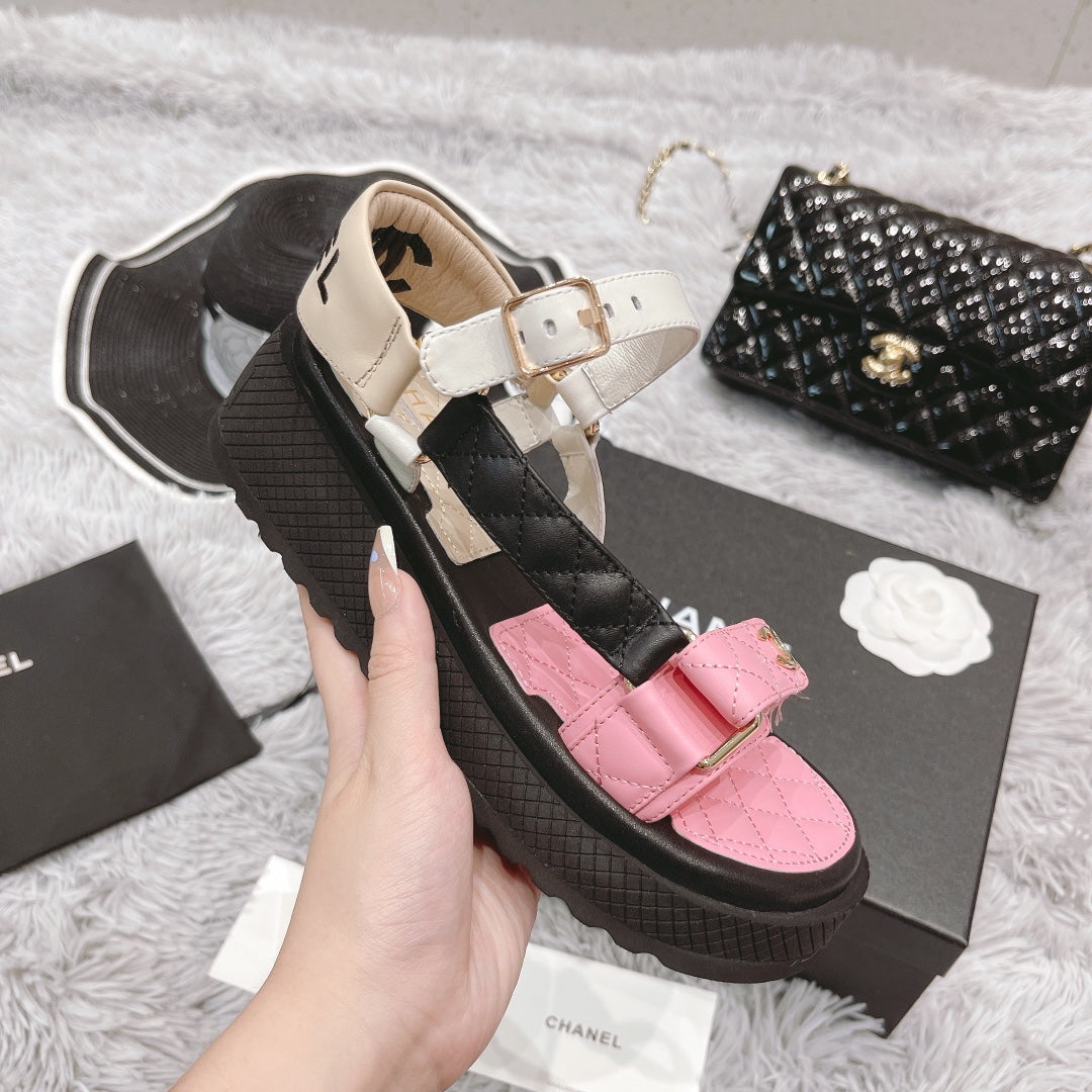 Color Collection platform sandals XC0823072619