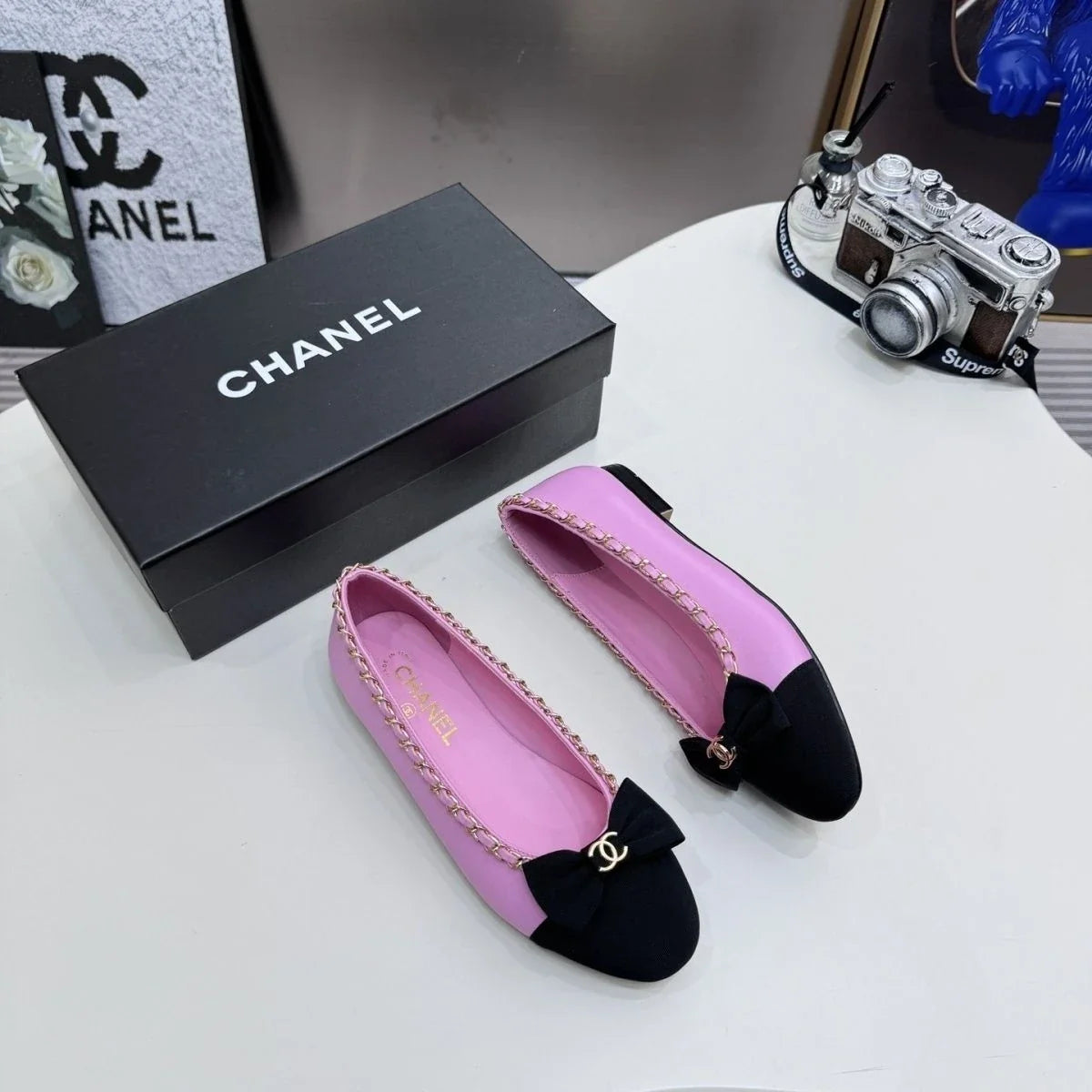 Shallow mouth round head French trend shoes 1025031013