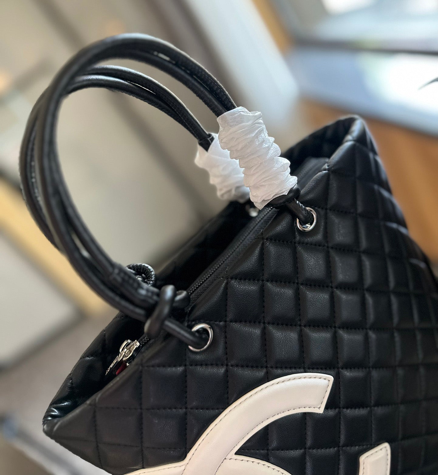 CNL Cambon Line CC logos hand tote bag 1824061201