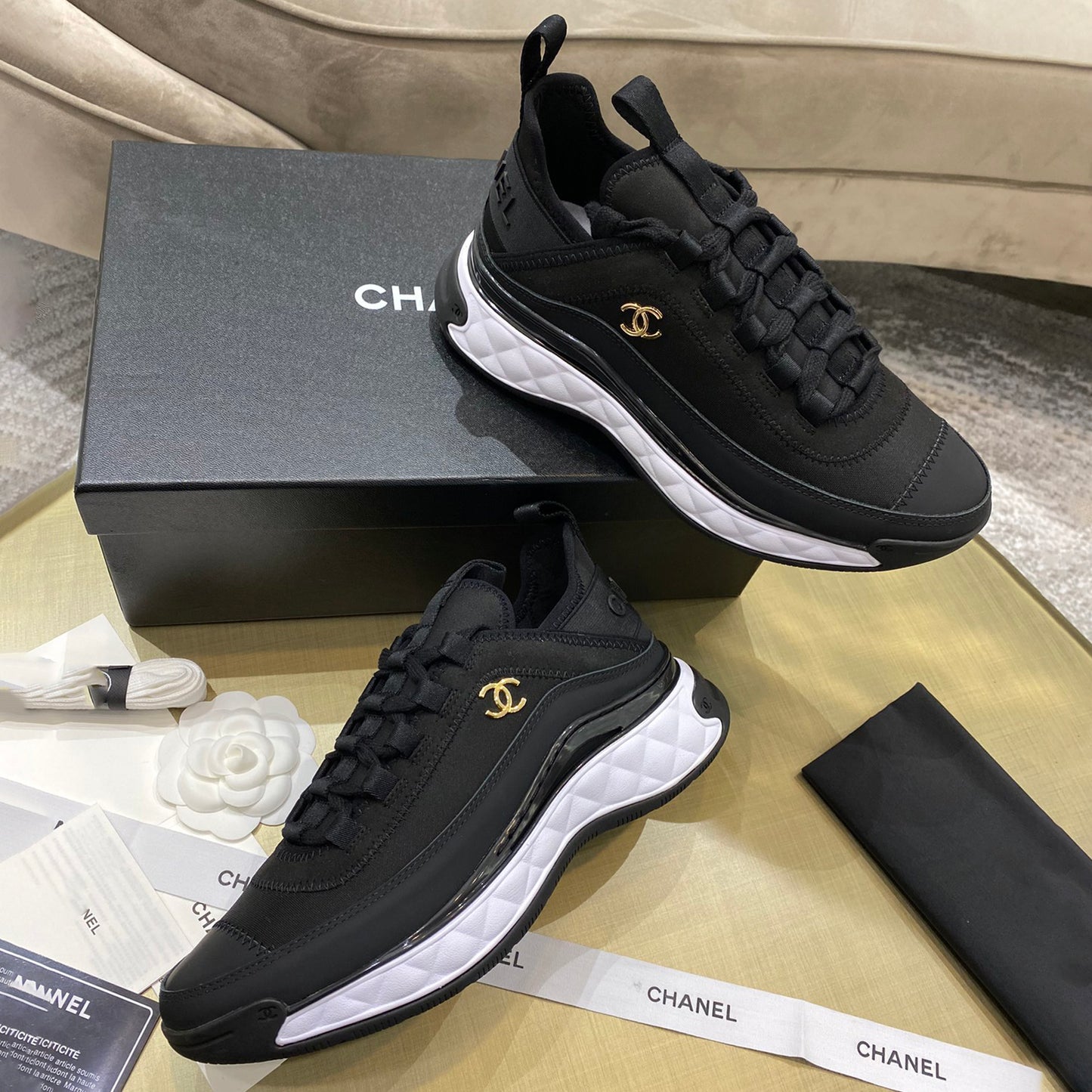 Fashion color-blocking versatile sneakers HP10032217