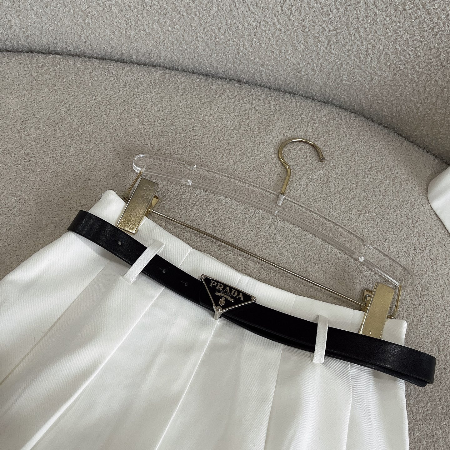 PR Suit style short jacket with high waist skirt suit 1825052001