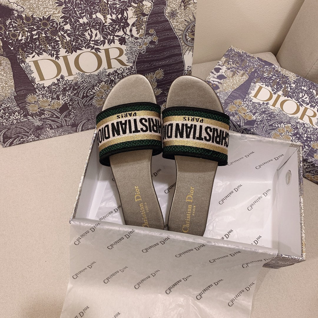 Embroidered Slippers