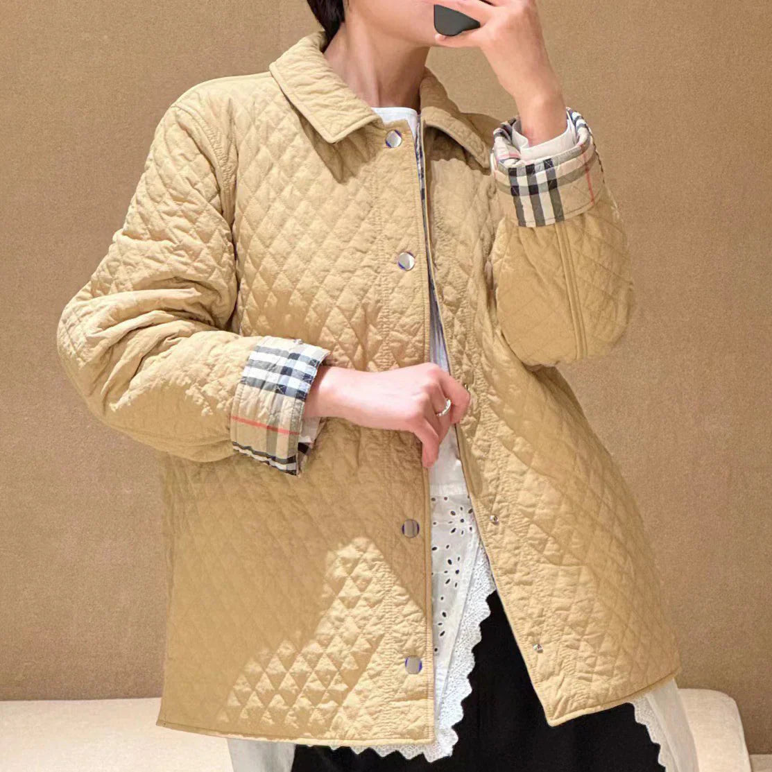 Classic plaid cotton jacket 1024102124