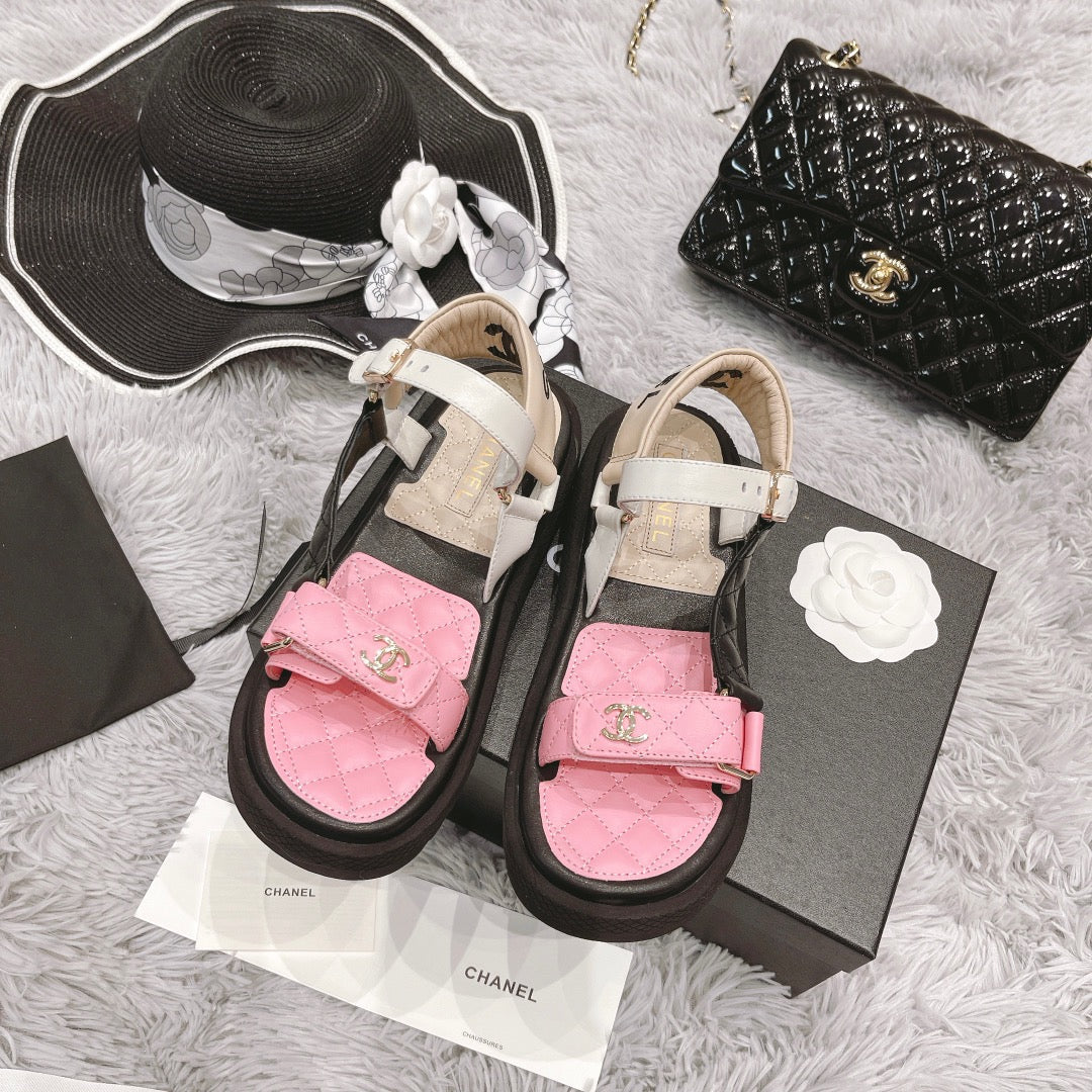 Color Collection platform sandals XC0823072619