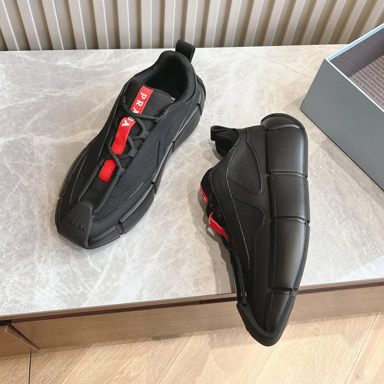 PR Mesh lace-up sneakers 1824091313