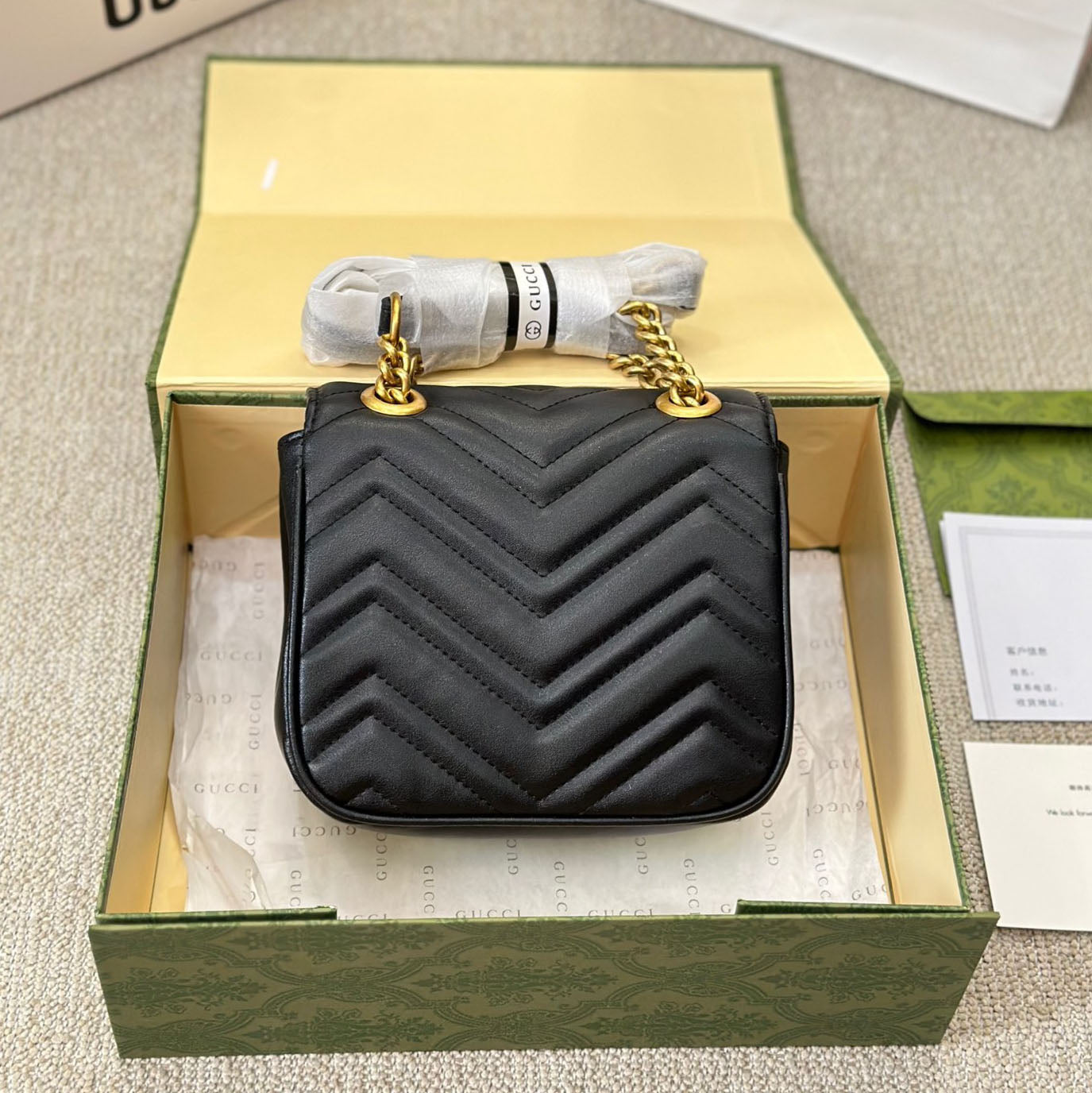 GG Marmont Square Fat Shoulder Bag 1825052309