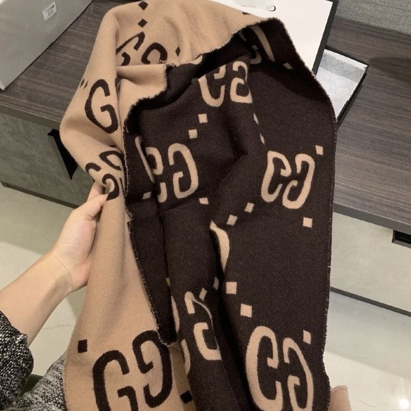 High-end double-sided cashmere shawl women's wool cape PD0823111612