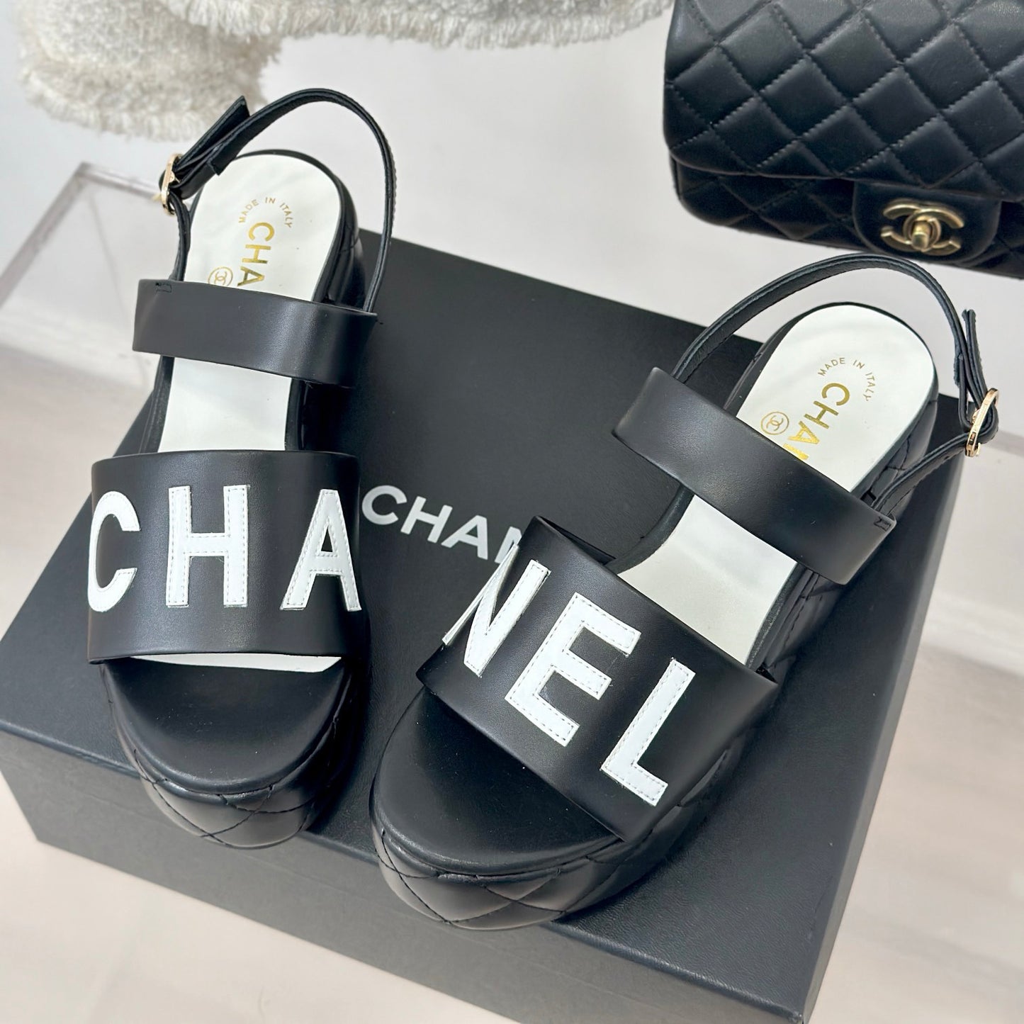 CNL rhombus platform sandals 0724050602