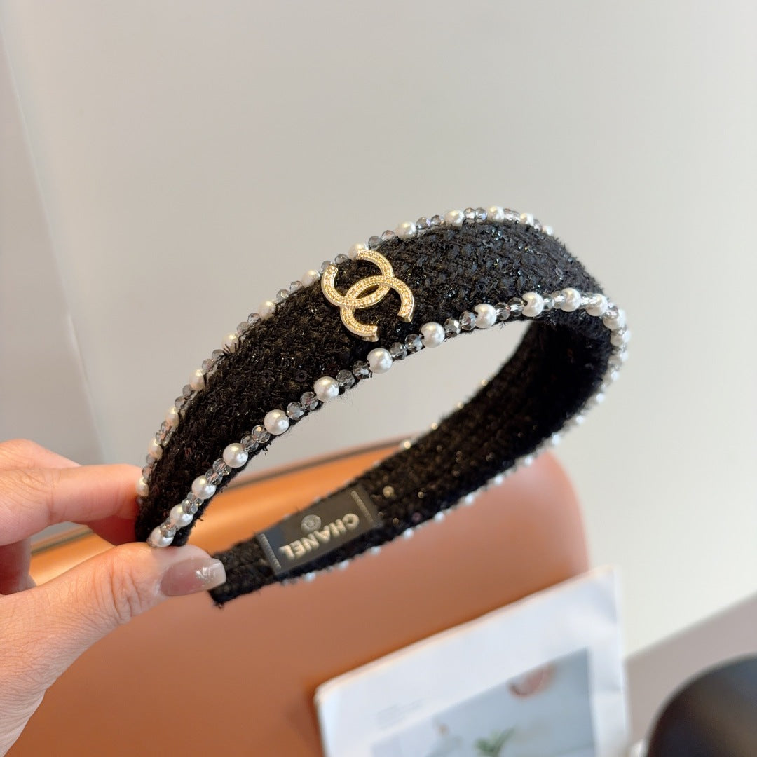 CNL Pearl embellished headband 1825042917