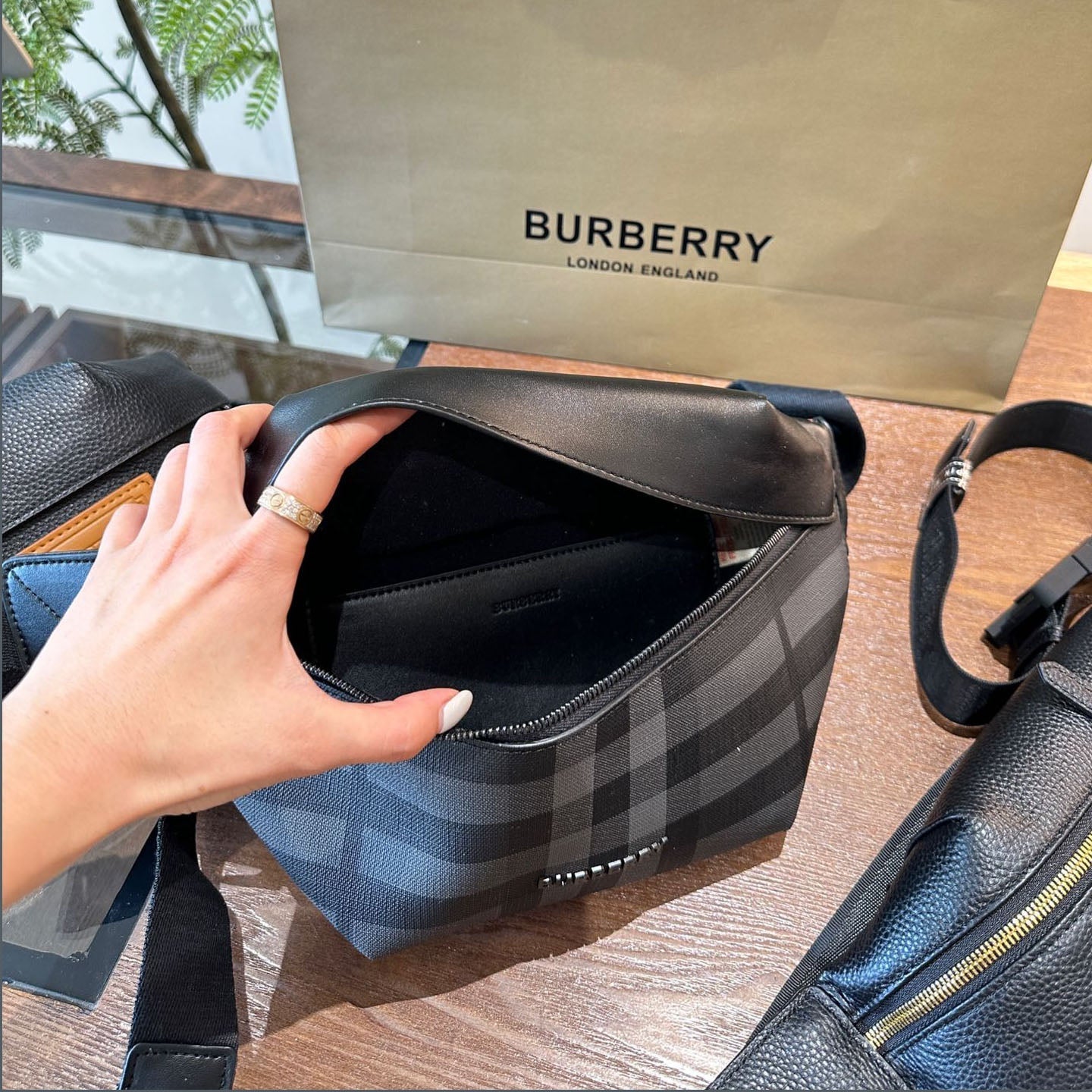 BBR New Full Leather Crossbody Bag XC24092719