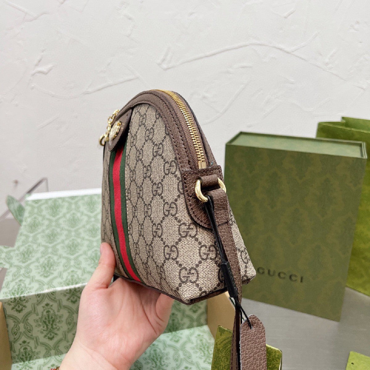 Ophidia Small Shoulder Bag