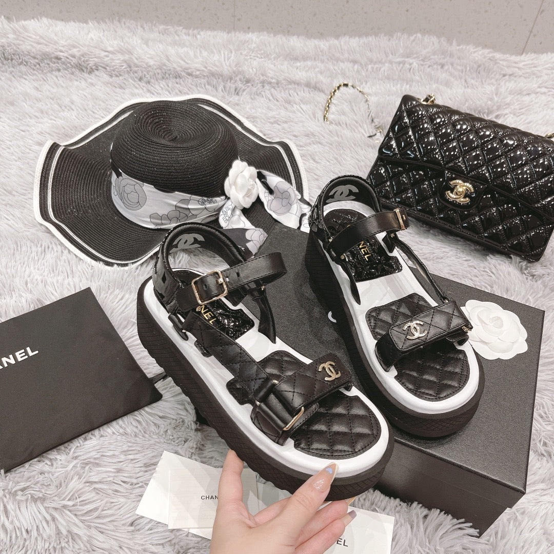 Color Collection platform sandals XC0823072615