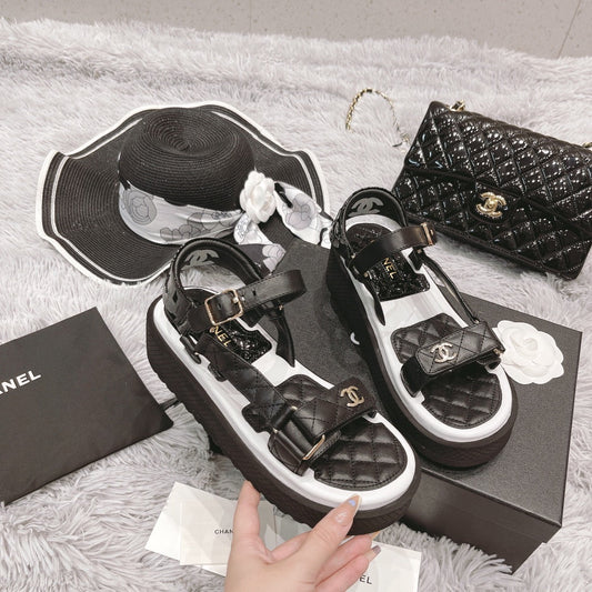 Color Collection platform sandals XC0823072615