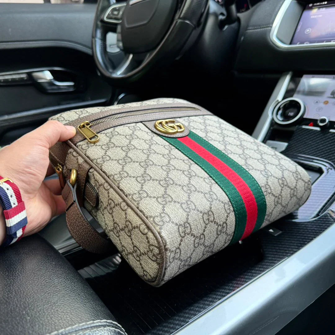 New style trendy genuine leather men's crossbody bag 10240223TJ23