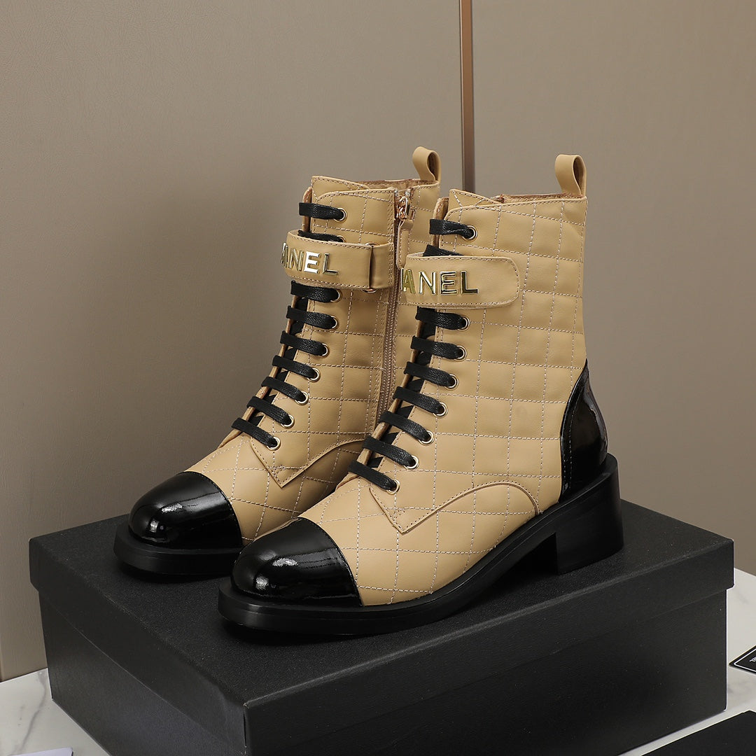 CNL fashion diamond leather short boots Martin boots 0724101706