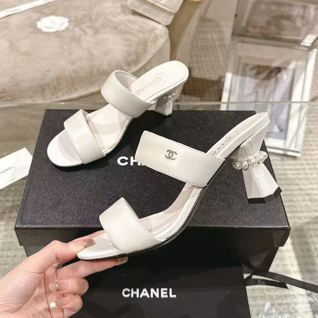 CNL Mary Jane exquisite pearl hot diamond combination high heels 1824061802