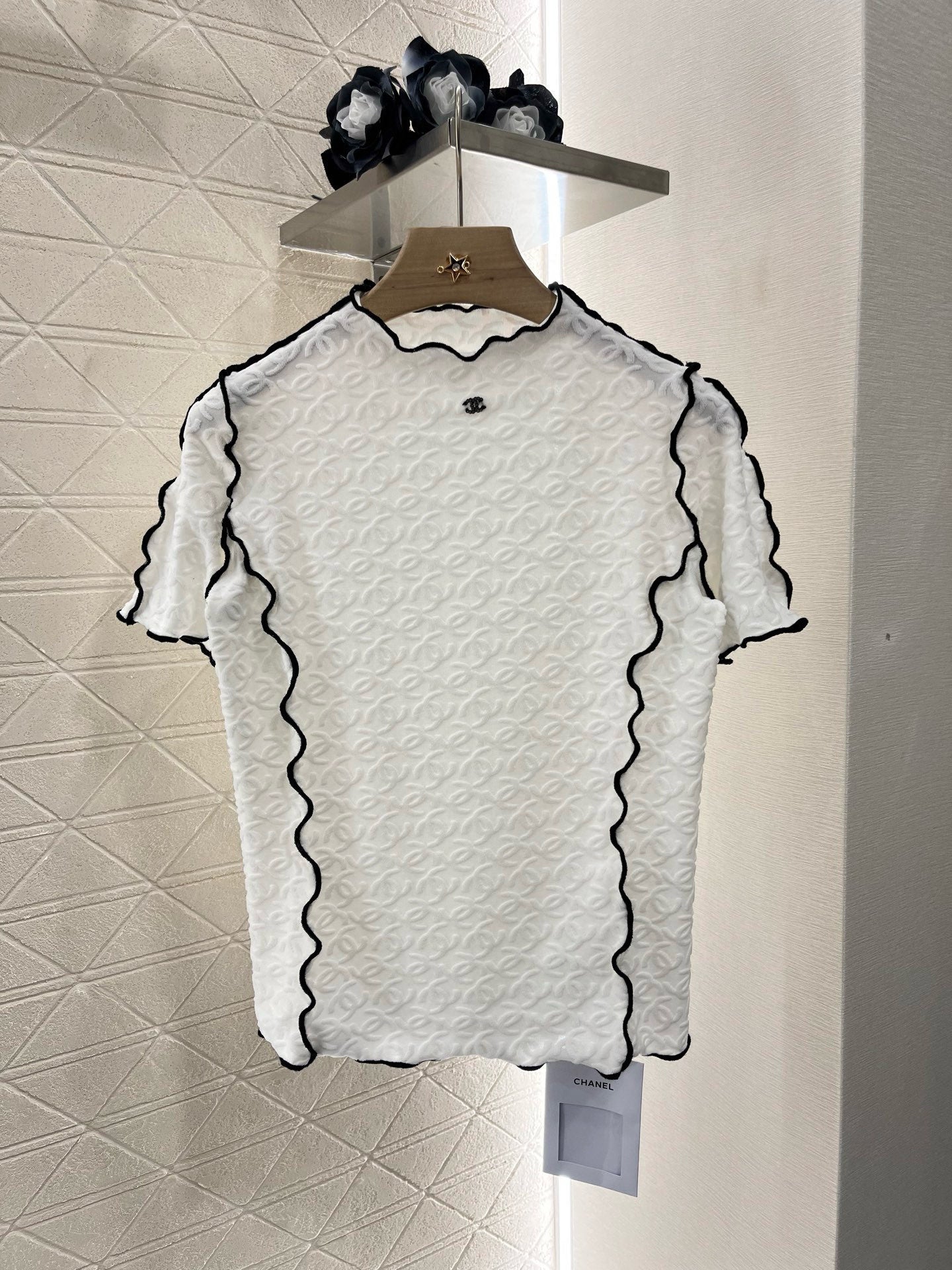 CNL Knitted short T-shirt 1825041801