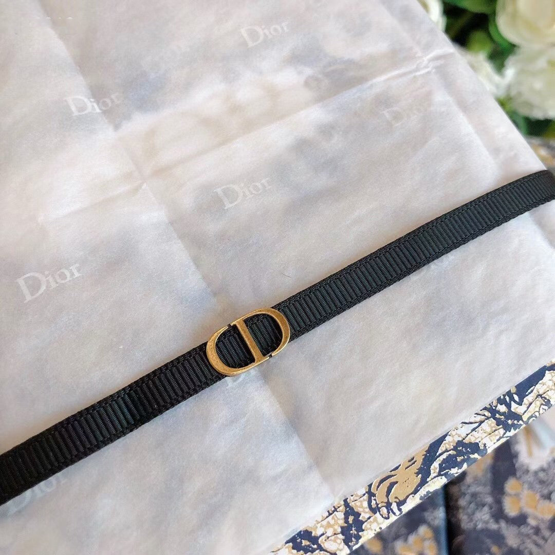 Choker CD Black Web Necklace Necklace XC1623071708