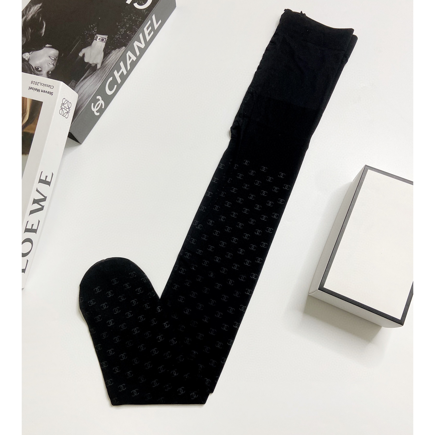 G fashion printed rubber stockings XC07060602