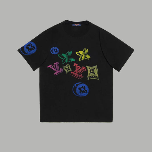 New fashion versatile printing short sleeve 1025033114