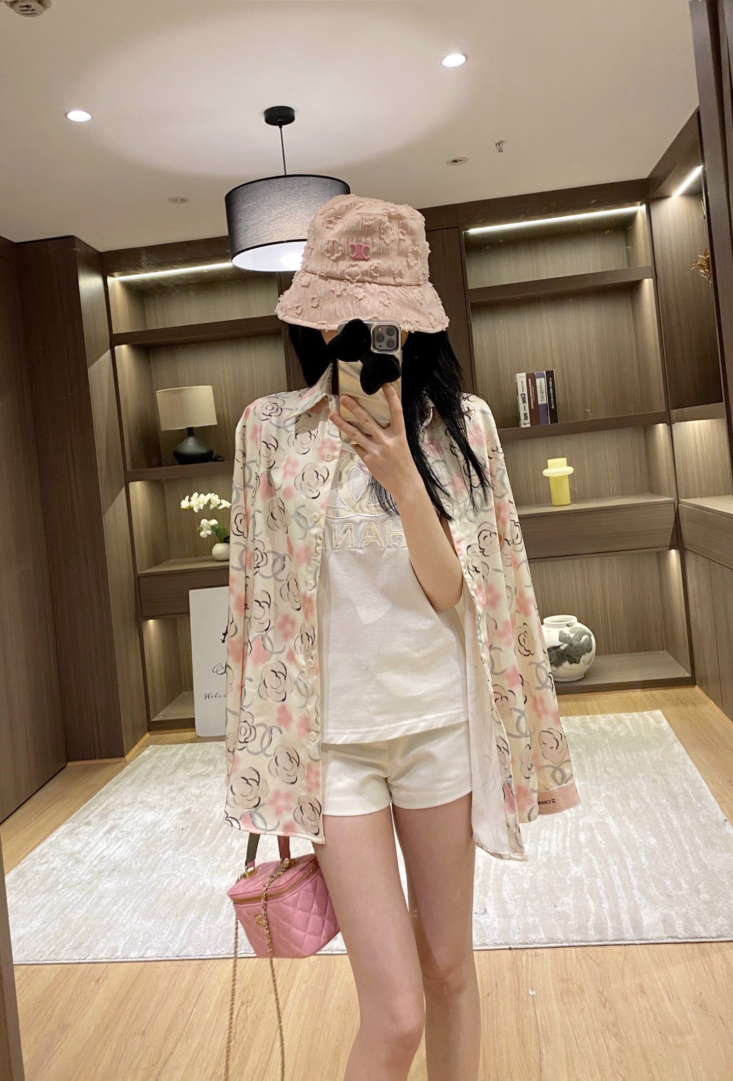 CH Camellia print shirt 1825031903