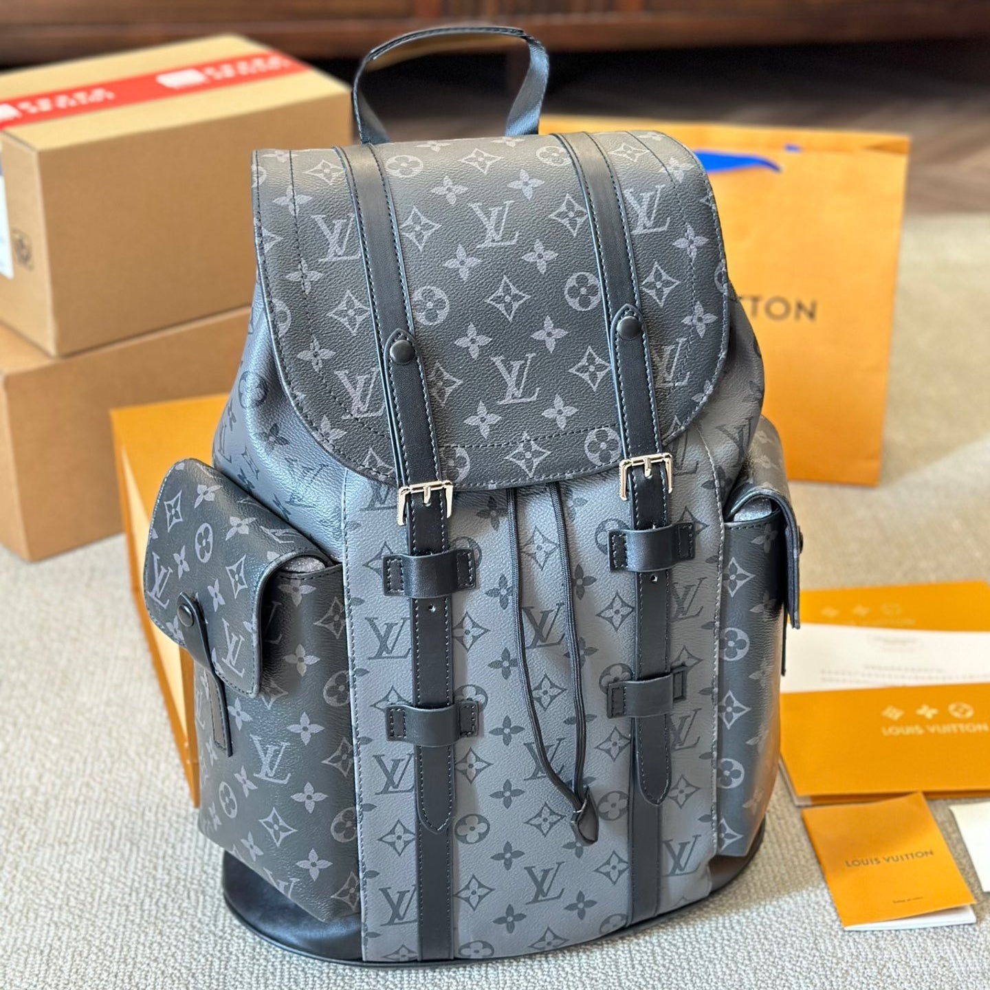 Grey Travel Backpack 1824031905