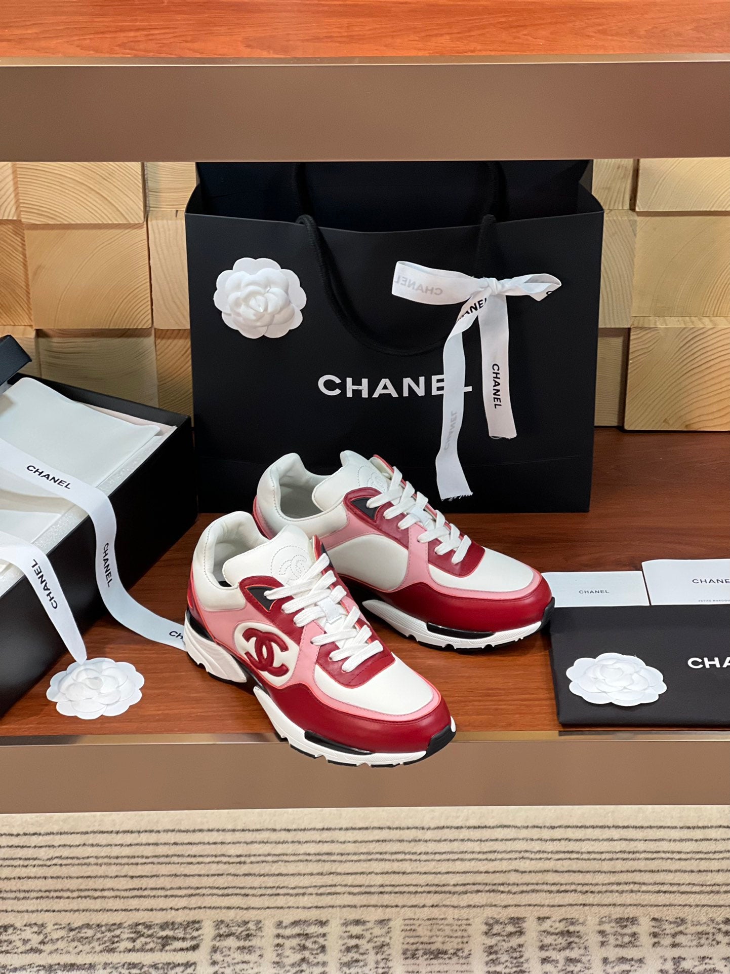 CNL Classic diamond check sneakers and sneakers 0724101117