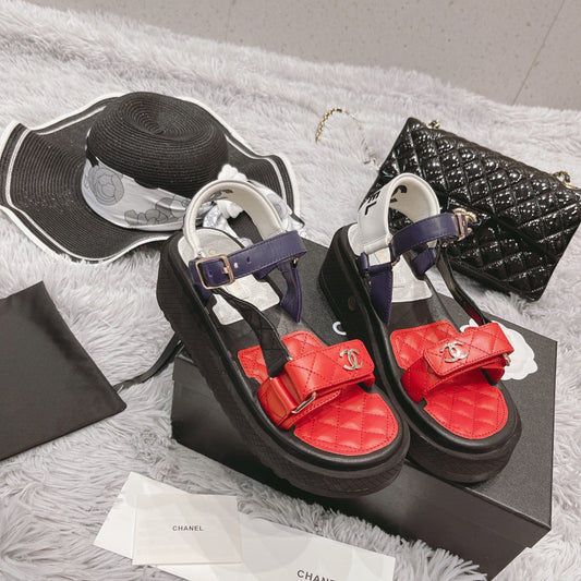 Color Collection platform sandals XC0823072618