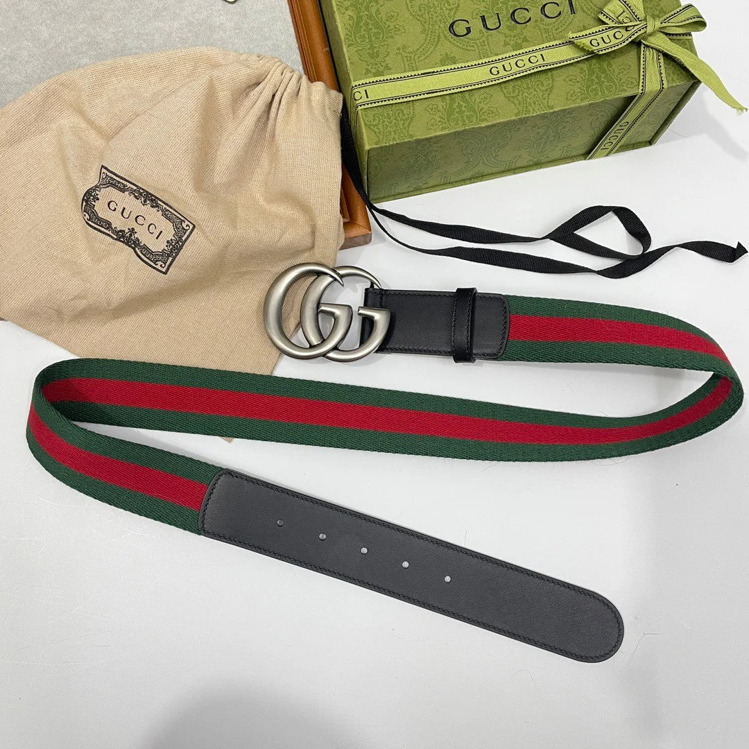 Fashion canvas splicing belt 1024072915