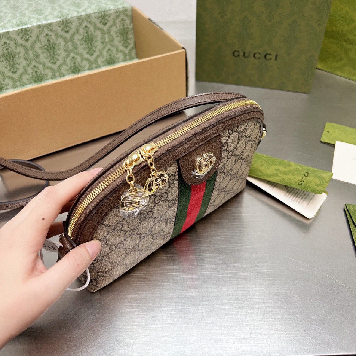 Ophidia Small Shoulder Bag