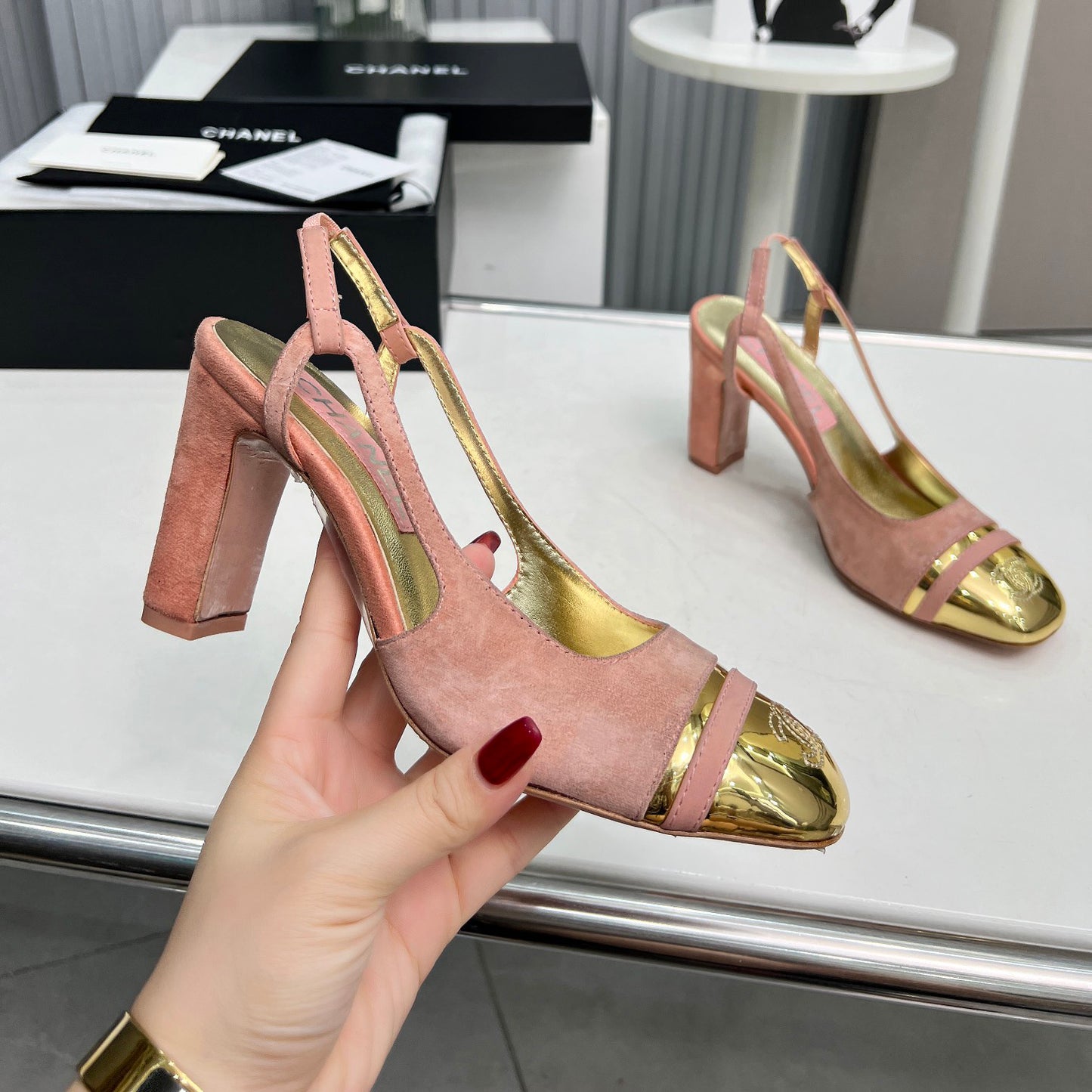 New High Heels Mary Jane Square Toe Sandals 1024031804