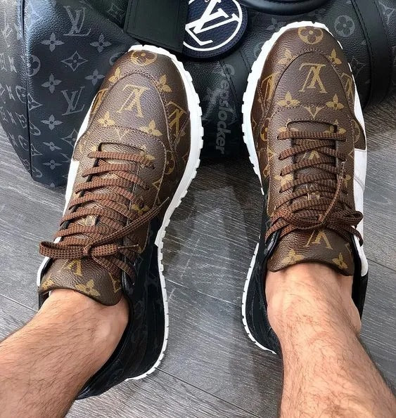 PRINTED TOP LAYER LEATHER CASUAL SHOES