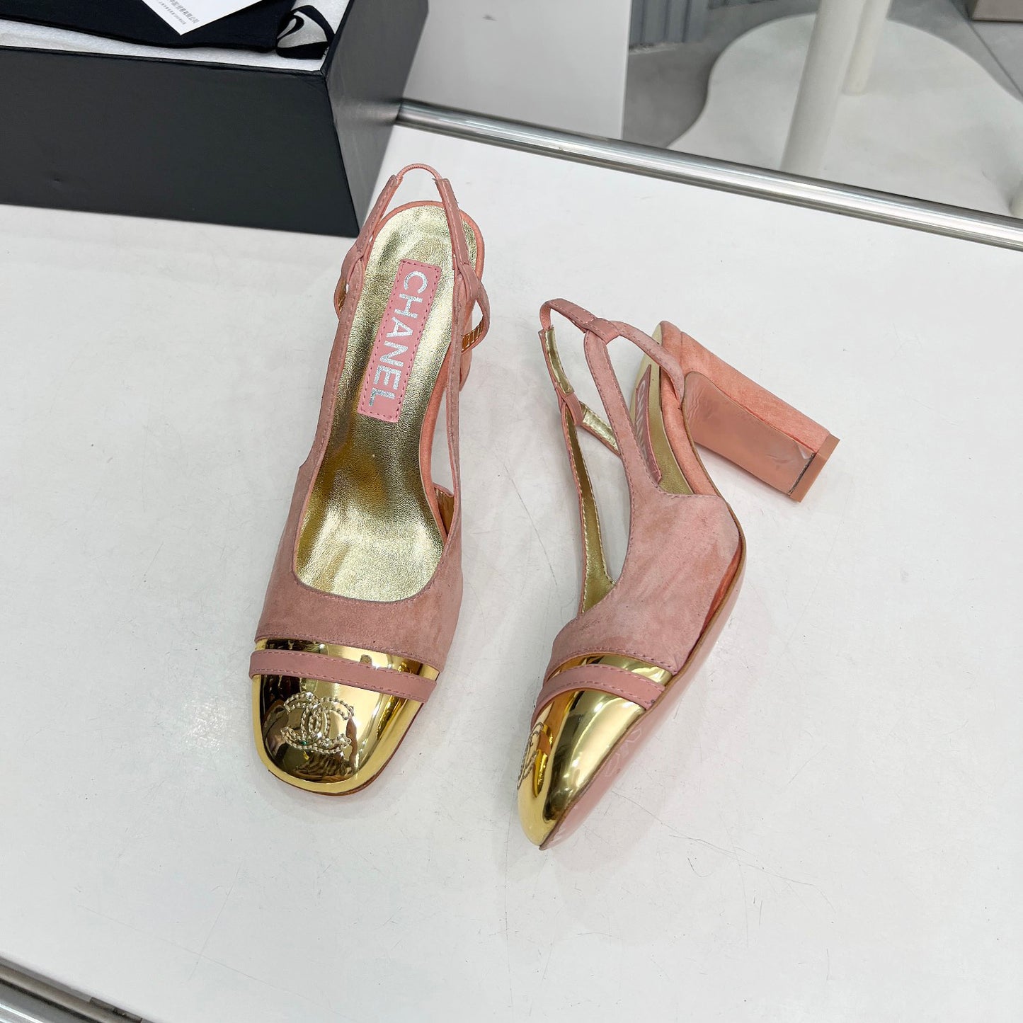 New High Heels Mary Jane Square Toe Sandals 1024031804