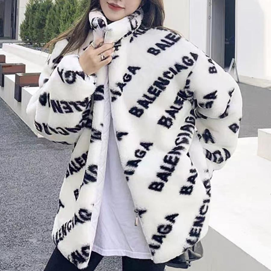 New Fashion Versatile Plush Coat 1023122005